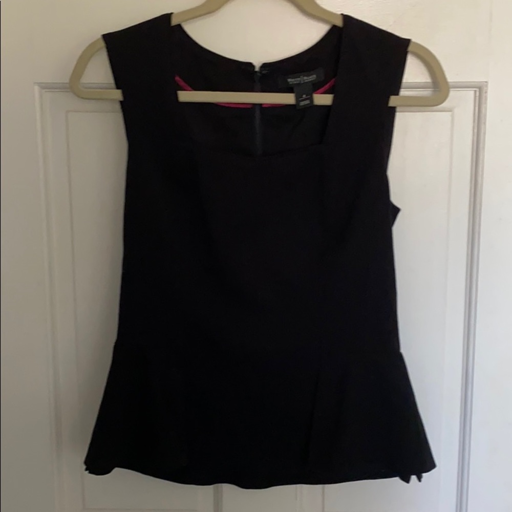 White House Black Market black peplum top